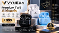 VYNEXA Premium TWS Airbuds | Wireless Bluetooth Earbuds